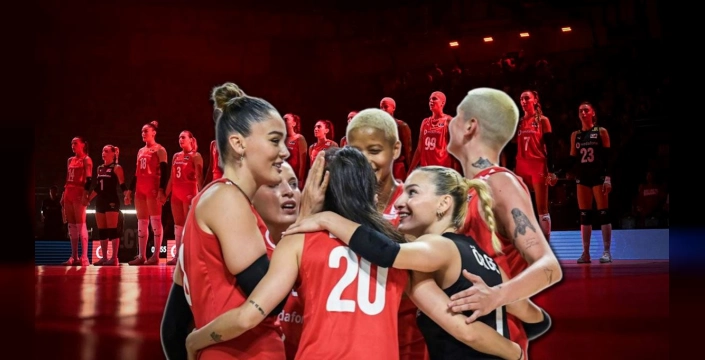 A Milli Kadın Voleybol Takımı, ABD ile karşı karşıya