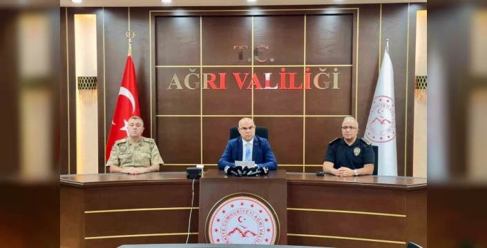 Ağrı'da güvenlik verileri açıklandı: Terörle mücadelede 87 operasyon