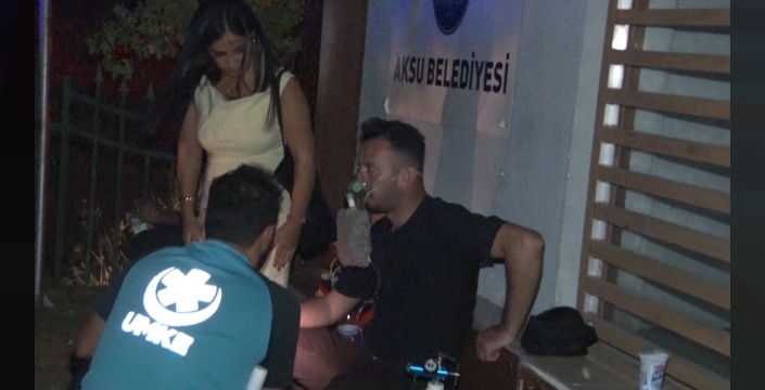 Aksu'da sazlık alanda çıkan yangın kontrol altına alındı