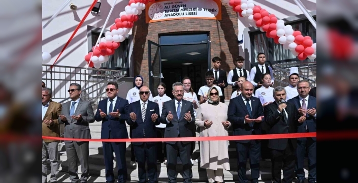 Ali Güven Turizm Mesleki ve Teknik Anadolu Lisesi açıldı