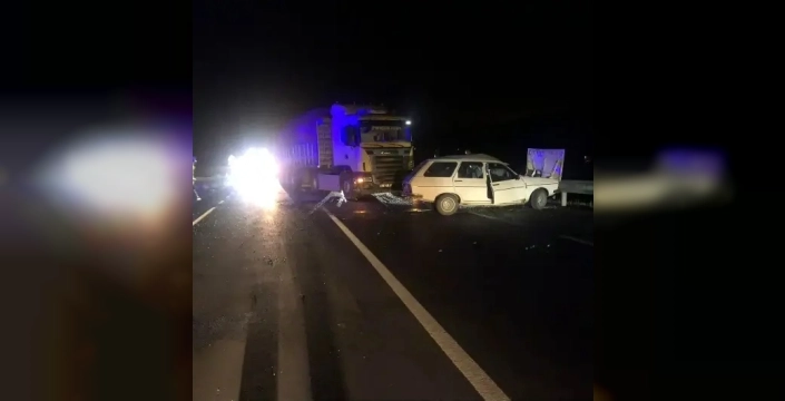 Amasya'da feci kaza: Otomobil sürücüsü hayatını kaybetti
