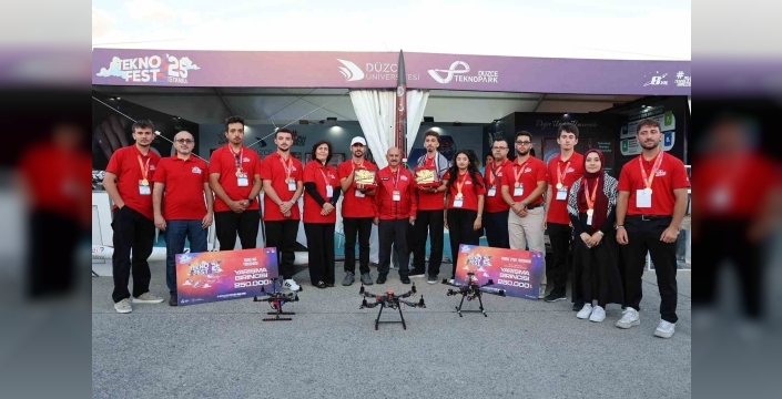 Düzce Üniversitesi, TEKNOFEST 2025'te iki birincilik kazandı