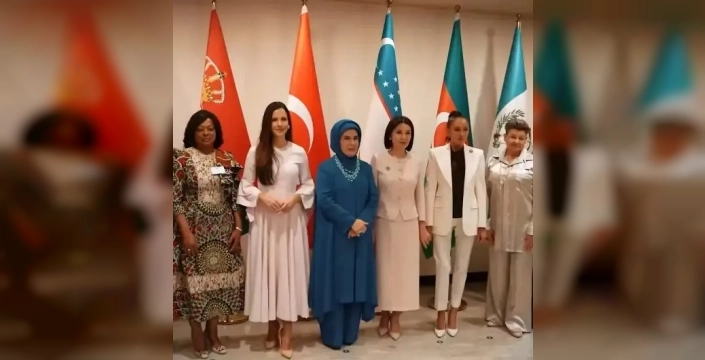 Emine Erdoğan, BM 80. Genel Kurulu'nda kültür, aile, çevre ve sağlık temalı programlara katıldı