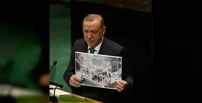 Emine Erdoğan, Cumhurbaşkanı Erdoğan'ın BM konuşmasını dinledi