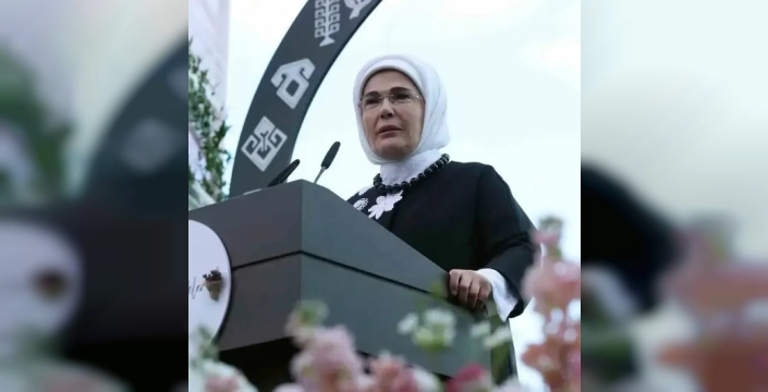 Emine Erdoğan, Gabon Cumhurbaşkanı'nın eşini Türkevi'nde ağırladı