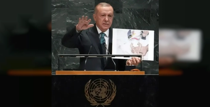 Erdoğan BM'de konuştu: Gazze'deki vahşete dikkat çekti