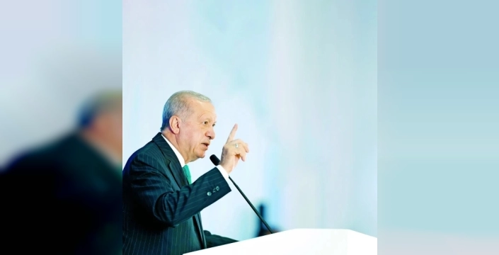 Erdoğan: Kudüs-ü Şerif'i, namahrem ellerin kirletmesine izin vermeyiz