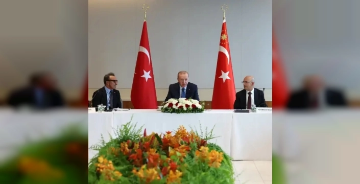 Erdoğan, New York'ta ABD'li üst düzey yöneticilerle görüştü