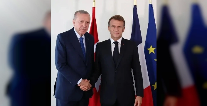 Erdoğan ve Macron, işbirliğini geliştirme konusunda görüştü