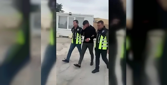 Esenboğa yolunda sopa tehdidi: Sürücüye para cezası ve ehliyetine el konuldu