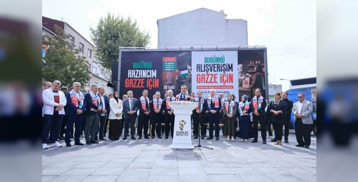 Esenler esnafından Gazze'ye anlamlı destek: Bir günlük kazançları bağışlanacak