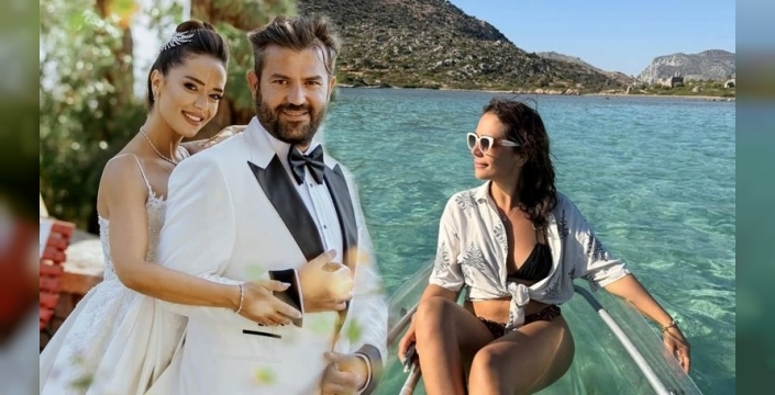 İpek Karapınar Bozburun'da tatil keyfi