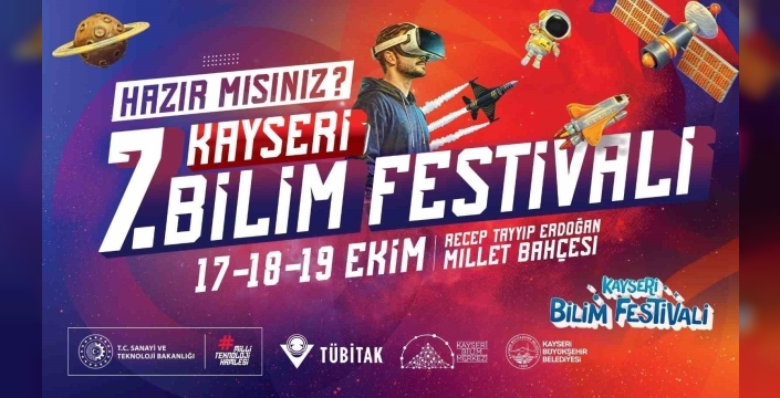 Kayseri'de 7. Bilim Festivali Başlıyor: SOLOTÜRK Gösterisi de Olacak