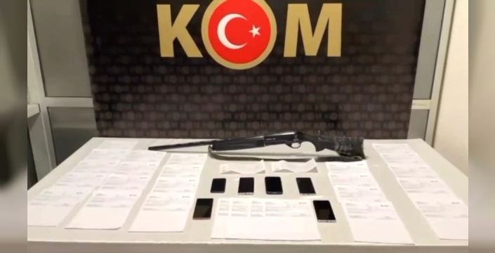 Kütahya'da organize suç örgütüne operasyon: 6 tutuklama