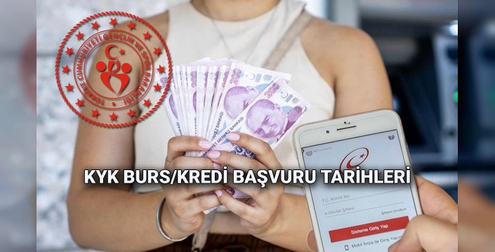 KYK burs/kredi başvuruları Ekim'de mi?