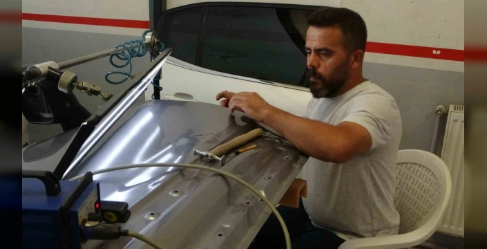 Malatya'da sıra dışı yöntem: Torpil ve balonla göçük düzeltme