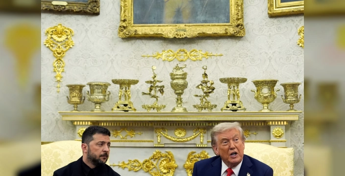 Oval Ofis'te 'Trump dokunuşları': Altın detaylar tartışma yarattı