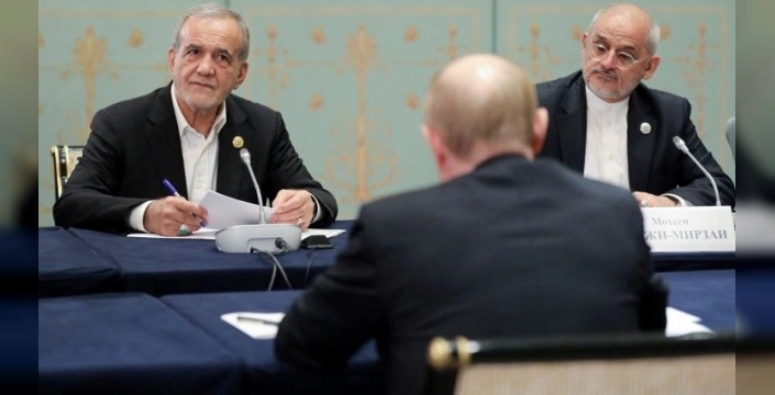 Pezeşkiyan ve Putin Çin'de buluştu: Şanghay İşbirliği Örgütü'nü değerlendirdiler