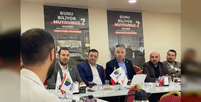 Şaban Çopuroğlu: Kayseri mobilyası ihracat ve istihdama büyük katkı sağlıyor