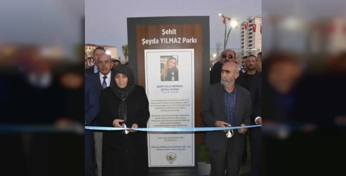 Şehit Polis Şeyda Yılmaz'ın ismi Sivas'ta parka verildi