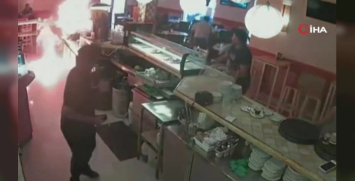 Sevilla'da mayonez yüzünden yangın: 3 kişi yaralandı