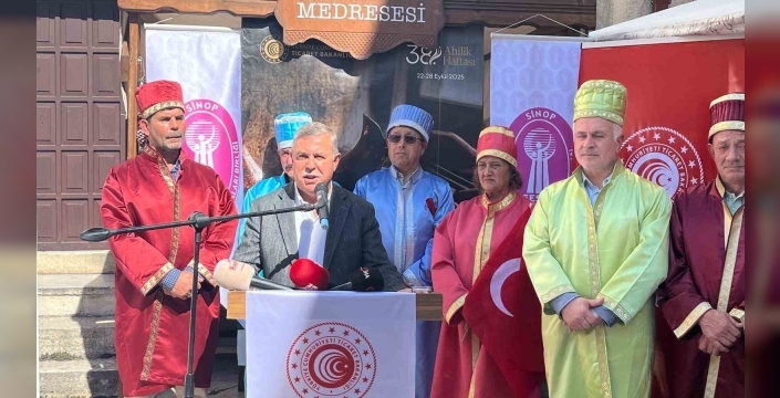 Sinop'ta 38. Ahilik Haftası kutlandı: Yılın Ahisi Mehmet Gürbüz