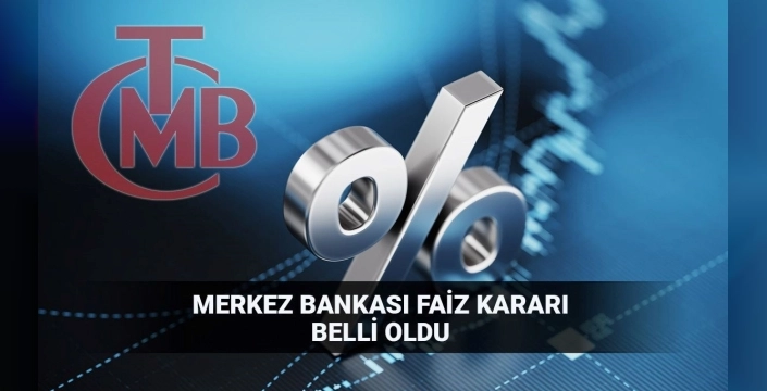 TCMB faiz kararını açıkladı: Politika faizi yüzde 40.5'e düşürüldü