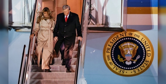 Trump'ın İngiltere ziyareti protestolarla başladı