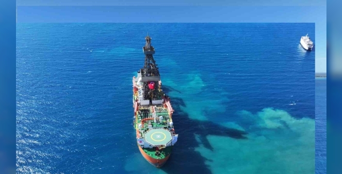 Türkiye'nin yeni sondaj gemisi Mavi Vatan'da: Akdeniz'de görev yapacak