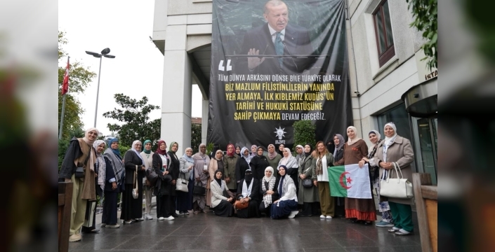 Uluslararası Kadın Birliği Temsilcileri AK Parti İstanbul İl Başkanlığını Ziyaret Etti: Filistin Davası Ele Alındı