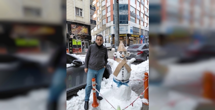 ERZURUM’DA KAR GÜLÜMSETTİ