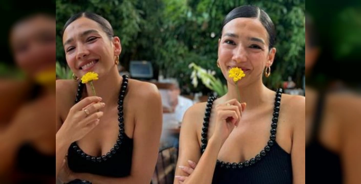 Aybüke Pusat Japonya'da tatilde