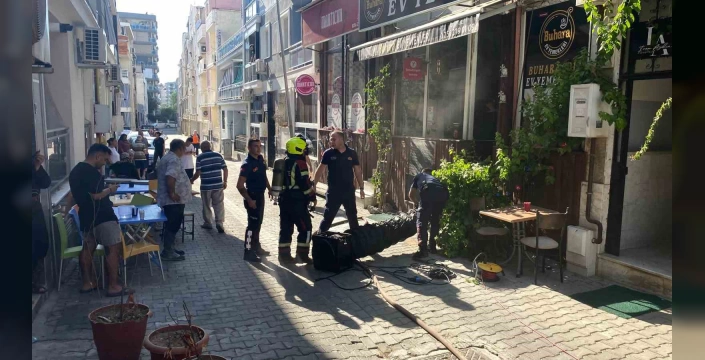 Aydın'da fritöz yangını: Maddi hasar meydana geldi