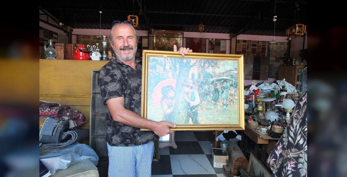 Burhaniye'de oğlak çobanlığından antikaçılığa: Muammer Aşık'ın ilginç yaşam öyküsü