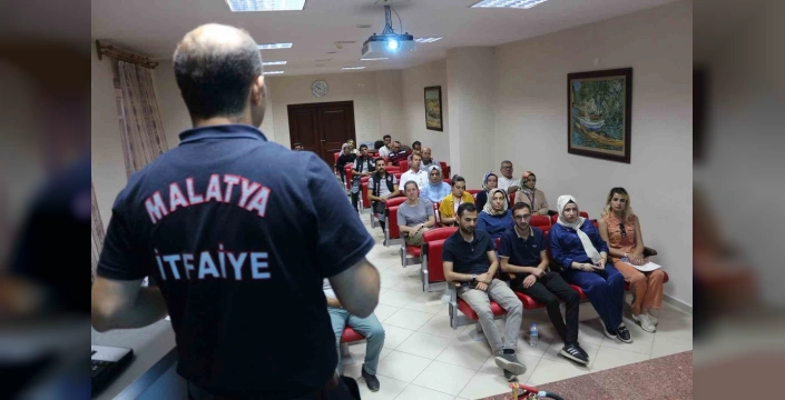 Darende'de afet eğitimi ve tatbikatı