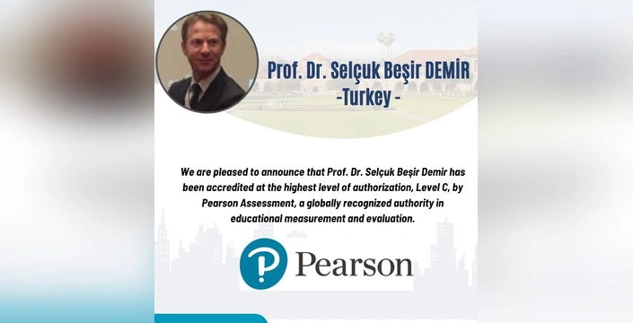 Demir'e Pearson'dan En Yüksek Düzey Sertifika: Uluslararası Kabul Gören Bir Başarı