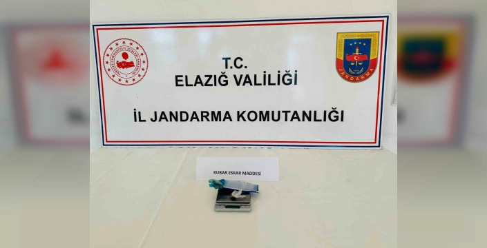 Elazığ'da diş macunu tüpünde esrar yakalandı