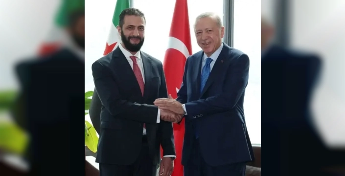 Erdoğan ve Şara, Türkevi'nde buluştu