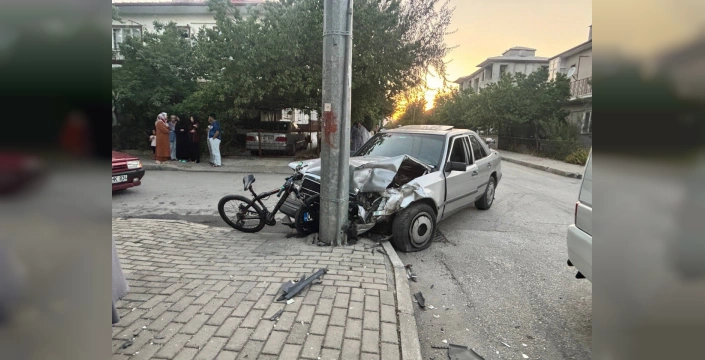 Erzincan'da trafik kazası: Bisikletli çocuk yaralandı