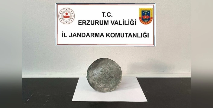 Erzurum'da Bronz Disk Bulundu: Bizans Dönemine Ait Olabilir