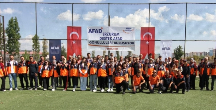 Erzurum'da Destek AFAD Gönüllü Buluşması