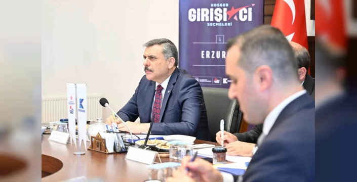 Erzurum'da KOSGEB Girişimcilik Destek Programı jüri değerlendirmesi tamamlandı