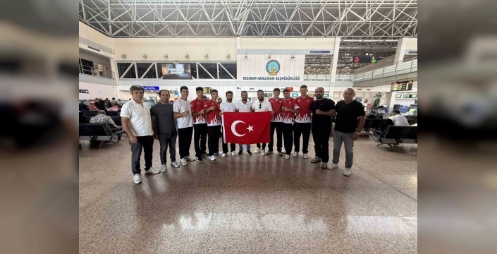 Erzurumlu kick boksçular Avrupa şampiyonasında madalya için İtalya'ya gitti