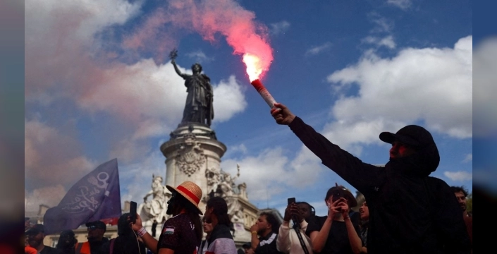 Fransa'da protestolar: 675 gözaltı