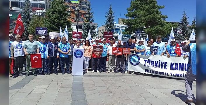 Kamu-Sen Erzurum'dan sert tepki: '2026 için yüzde 10+6; 2027 için yüzde 4+4 zam teklifini reddediyoruz'
