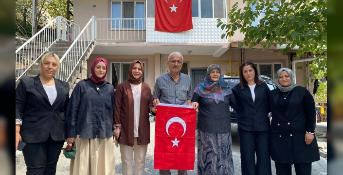 Karabük'te şehit aileleri ziyaret edildi