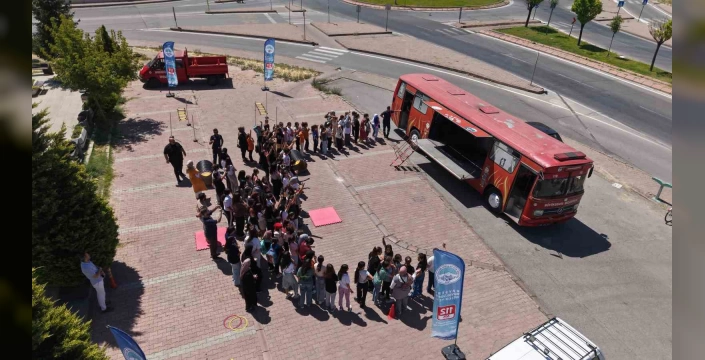 Kayseri'de gençlere yangın güvenlik eğitimi