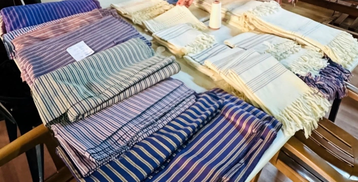 Kemaliye'de Gazenne kumaşı kadınlara gelir kapısı oluyor