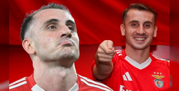 Kerem Aktürkoğlu, Benfica'nın Nice maçı kadrosunda