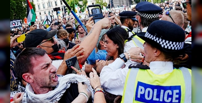 Londra'da polis, Palestine Action eyleminde 425'ten fazla kişiyi gözaltına aldı